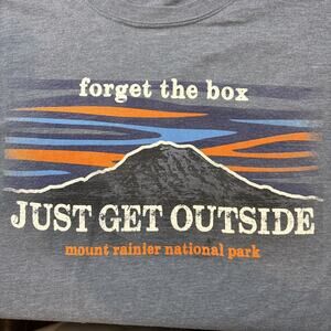 Mount Rainier National Park T-Shirt Men's 2XL Gildan Softstyle